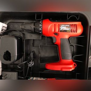 Black + Decker Firestorm 13.2 v Quick Connect Drill Driver. With case